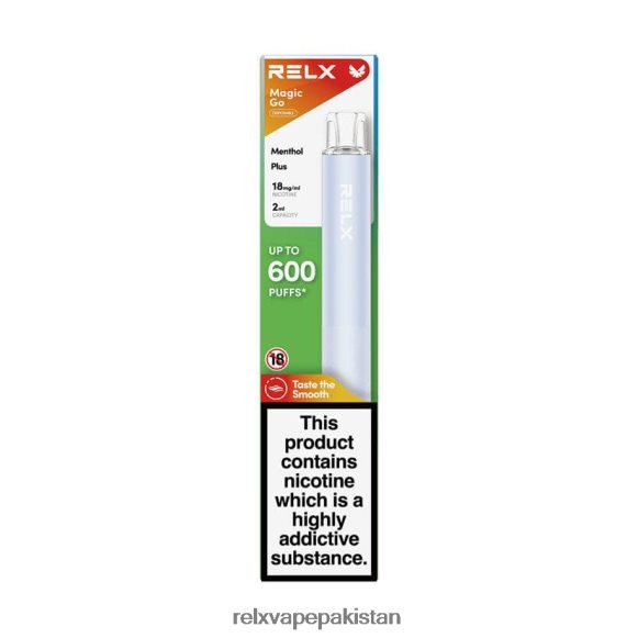 RELX MagicGo ga600 - RELX Vape Flavours مینتھول پلس X62XN841