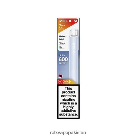 RELX MagicGo ga600 - RELX Vape Pakistan بلوبیری سپلیش X62XN843