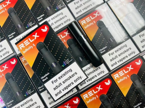 RELX Infinity 2 ویپ ڈیوائس - RELX Flavours Pakistan obsidian سیاہ X62XN866