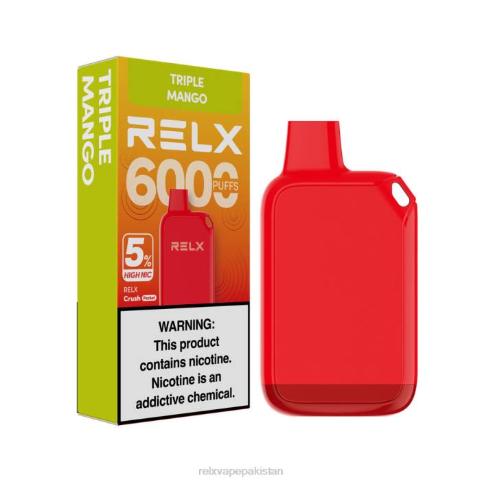 RELX Crush Pocket 6000 5% ہائی این آئی سی | 8FT426 ‎RELX Price In Pakistan ٹرپل آم