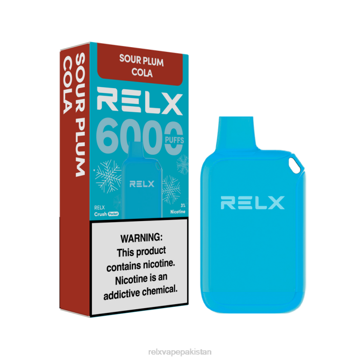 RELX Crush Pocket 6000 برفیلی | 8FT419 ‎RELX Price In Pakistan کھٹا بیر کولا